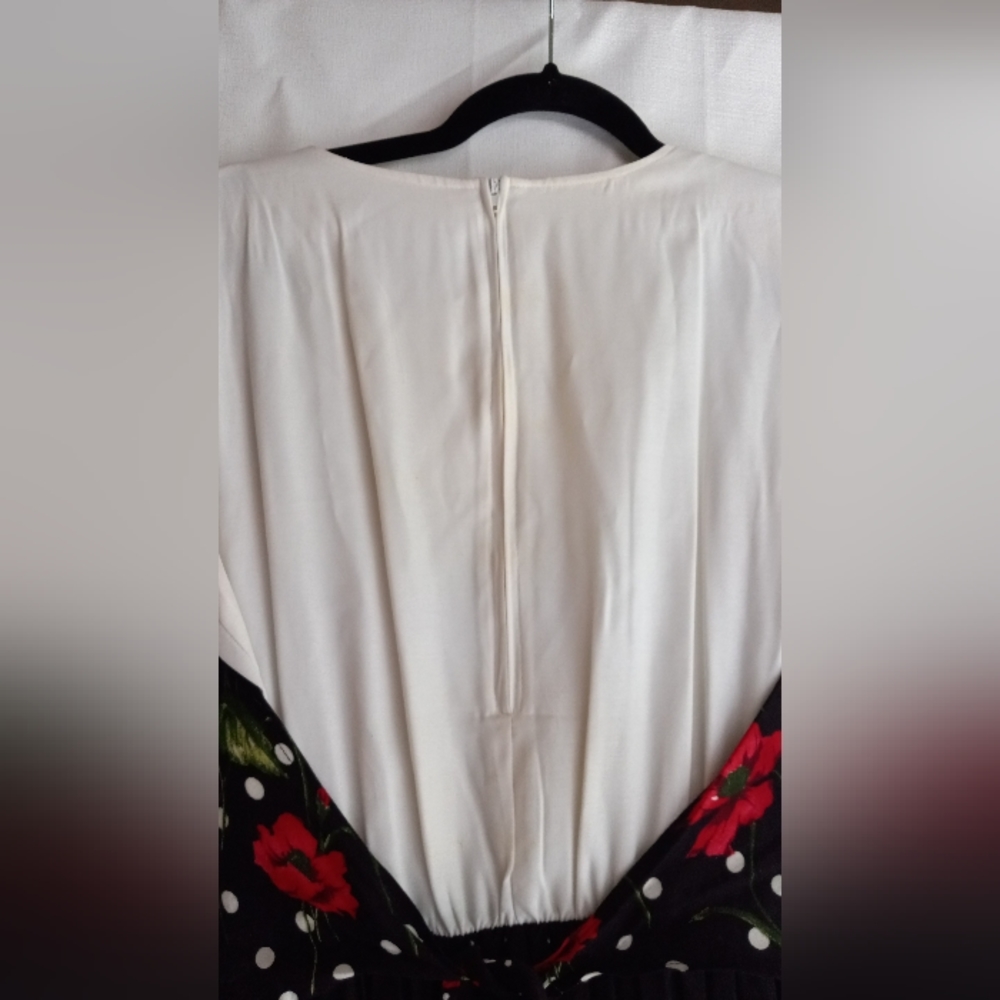 Vintage Rose and Sunflower midi dress - Picture 9 of 14